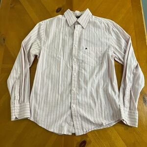 Pink and white dress shirt
